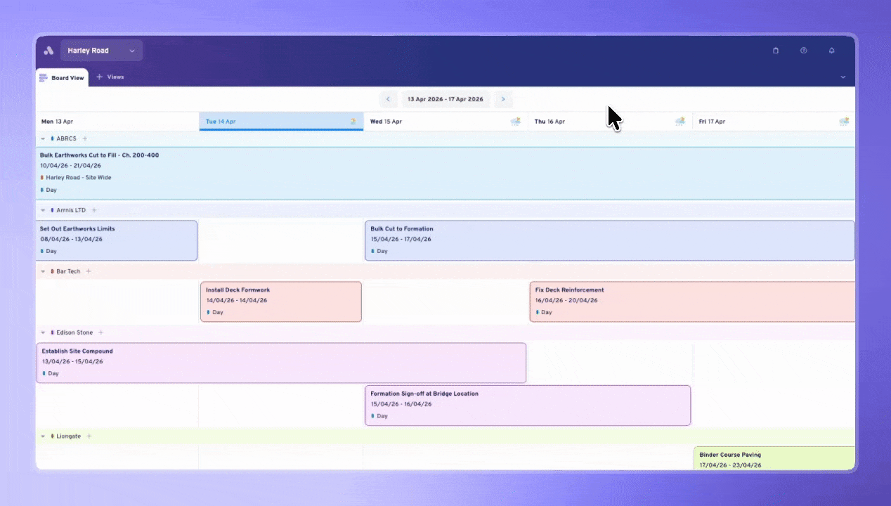 MWOB - Date picker & scrubber