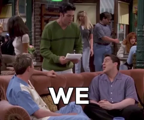 Gif of Friends TV show