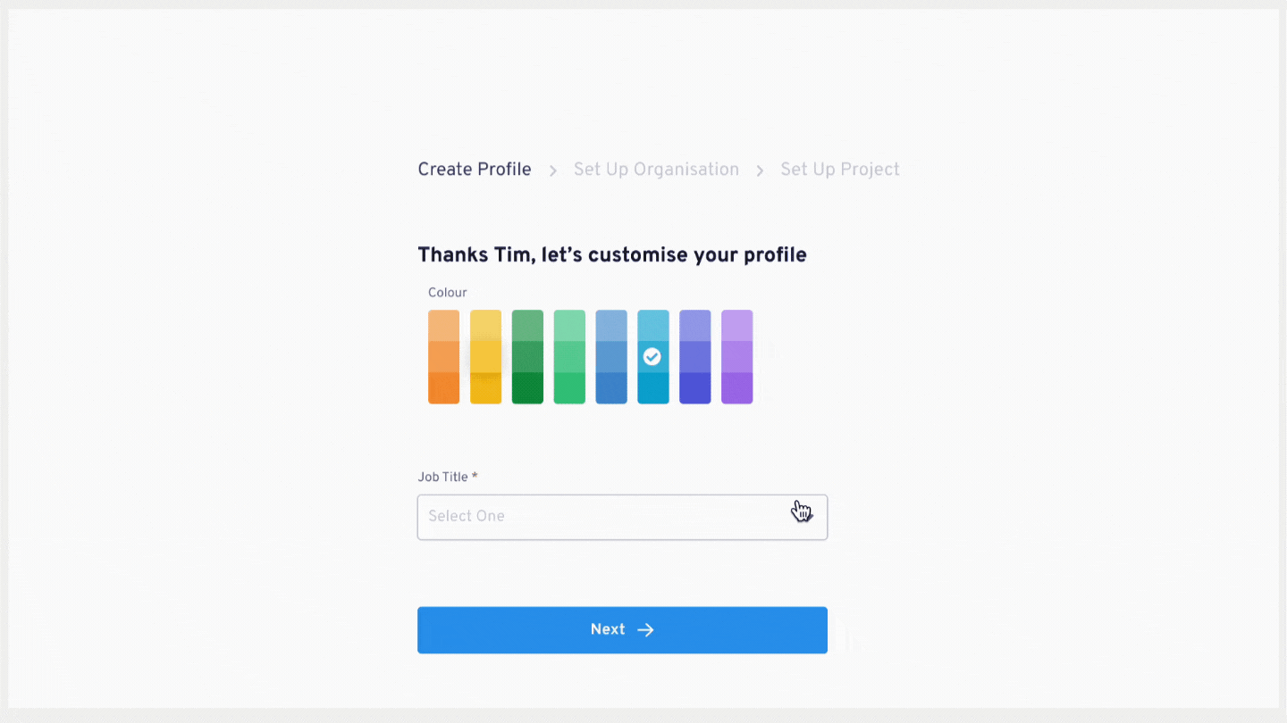 Animation of the new Aphex job titles function. 